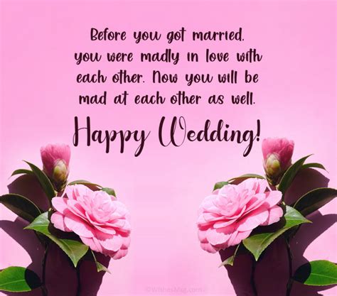 50 Funny Wedding Wishes Messages And Quotes Wishesmsg