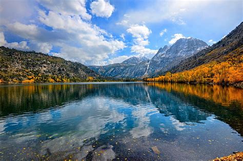 1080p Free Download Autumn Lake Reflections Forest Lakes Autumn