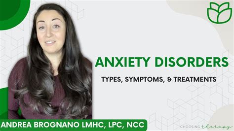 The Types Of Anxiety Disorders Symptoms Diagnosis And Treatment