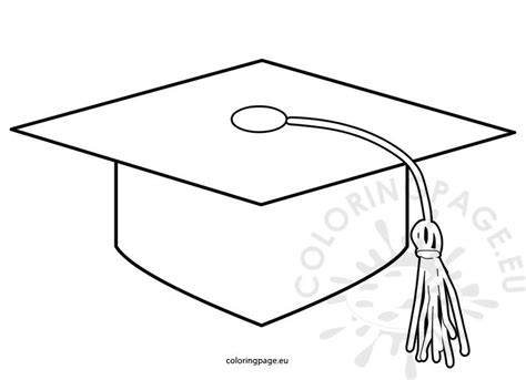 A graduation day is indeed a day of success, excitement, and joy. Printable Graduation Cap pattern - Coloring Page