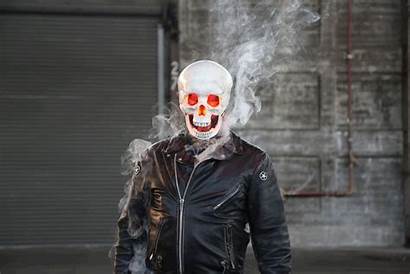 Ghost Rider Costume Smoke Smoking Printed Smokin