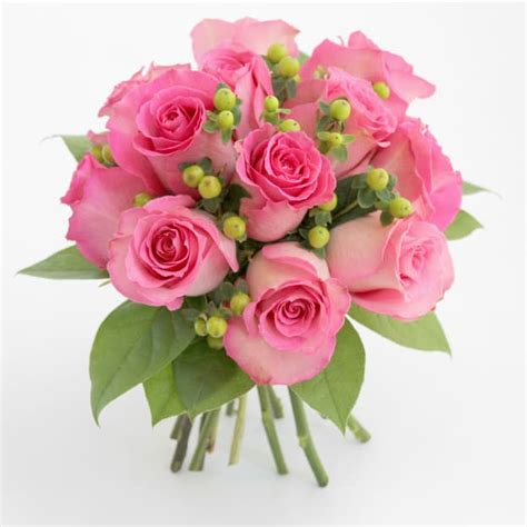 One Dozen Pink Rose Bouquet In Mickleton Nj