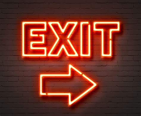 An emergency exit in a theater; NFPA Journal - Learn Something New: Dynamic Exit Signs - I ...