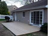 Wood Decking On Cement