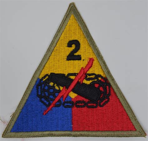 2nd Armored Division Patch Kelleys Military