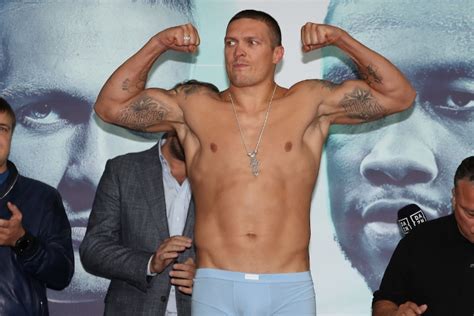 It's all systems go for the unified heavyweight w… Photos: Oleksandr Usyk, Chazz Witherspoon - Ready For War - Boxing News