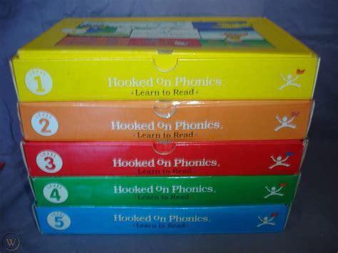 Hooked On Phonics Complete Set Levels 1 2 3 4 5 Learn To Read Books Hop