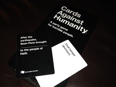Cards Against Humanity A Party Game For Horrible People