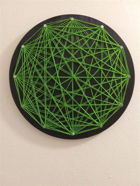 Printable Geometric String Art Patterns