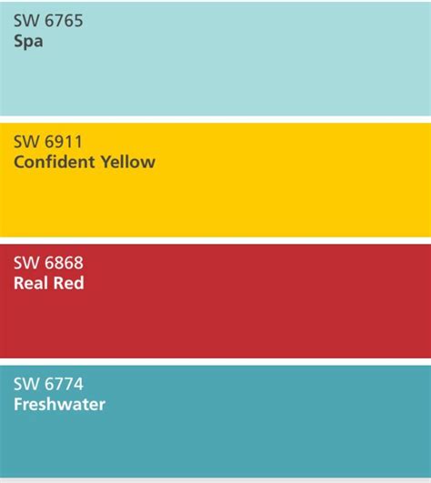 Red Yellow Turquoise Bedroom Turquoise Red Colour Palette Living