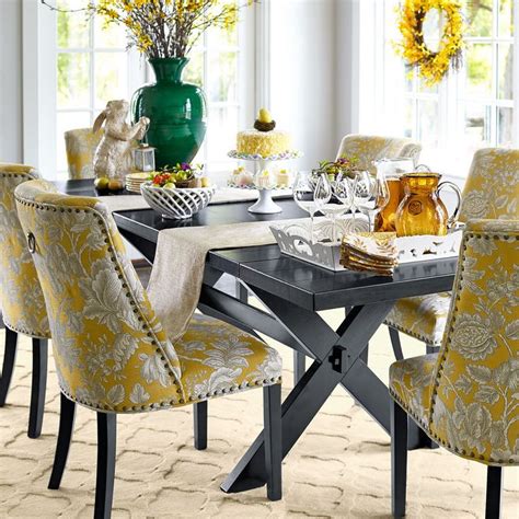 Shop all dining room furniture. Nolan Extension Trestle Table - Rubbed Black | Dining room ...