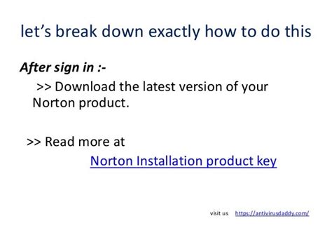 Activate Norton With Product Key By Setup