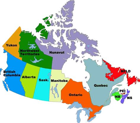 Å! 17+ Sannheter du Ikke Visste om Canada Map Provinces And Capitals In ...