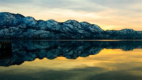 Mountain Lake Reflection Scenery Ipad Wallpapers Free Download