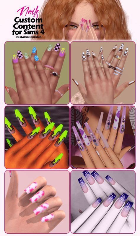 50 Hottest Sims 4 Nails Cc That We Know You Will Love Artofit
