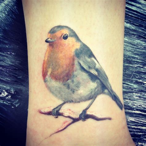 Robin Bird Tattoo Chest
