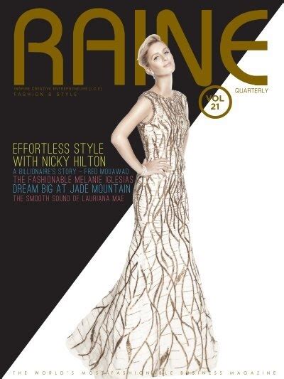 Raine Magazine Volume 21 Fashion And Style