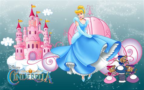 Castle Of Princess Cinderella Cartoon Walt Disney Desktop