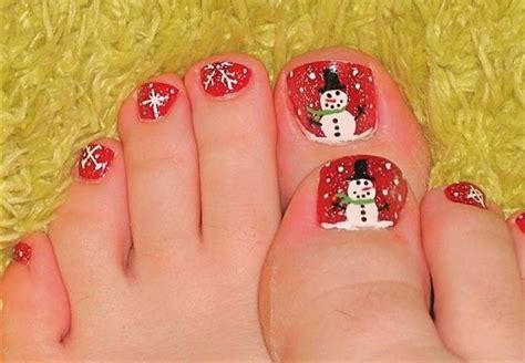 My cute santa suit christmas toes nail art, used my silhouette cameo for the stencil. 51 Christmas Nail Art Ideas You Must Try