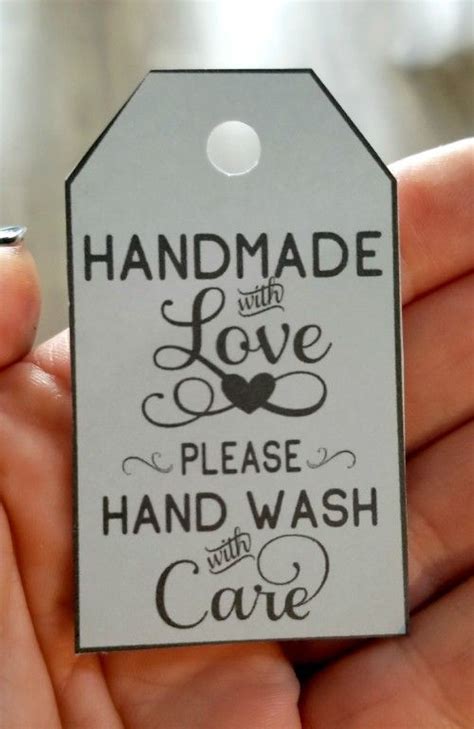 Free Printable Made With Love Tags Free Printable Handmade Labels