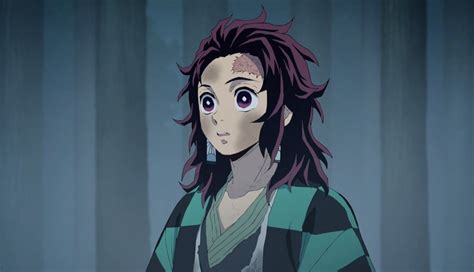 Tanjiro Kamado Anime Kimetsu No Yaiba Demon Slayer Cabelo Grande