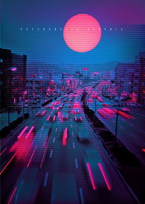 Going to head into the new week with. Neon City on Behance | Vaporwave wallpaper, Vaporwave art ...