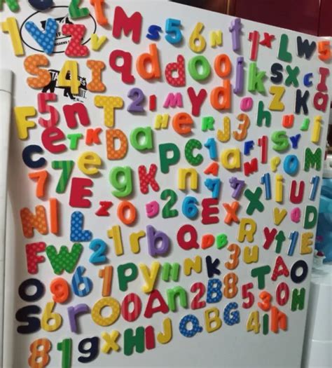 Huge Lot Magnetic Fridge Alphabet Letters Numbers Abc 123 Over 125