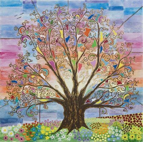 Xyz1 Paintings Tree Of Life 1 Mark Betson Pastel Sky Rock Painting