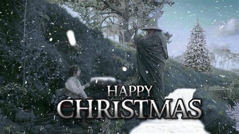 the hobbit christmas comes to middle earth christmas greeting 2016 youtube