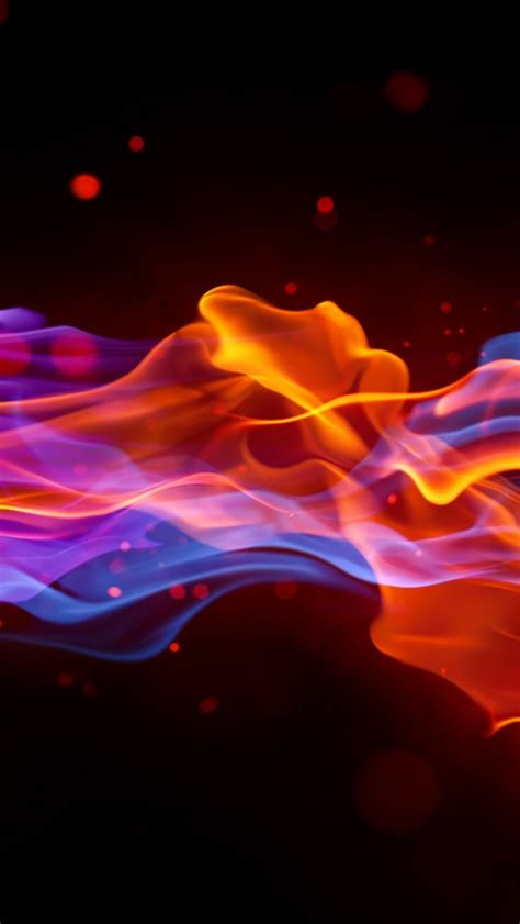 Free Download Smoke Fire Bright Colorful Background Wallpaper