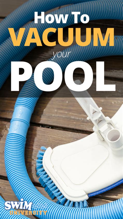 And it's especially necessary when your pool is full of debris or algae. How to Use a Manual Pool Vacuum | Diy swimming pool, Pool vacuum, Pool care