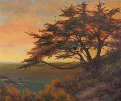 A Painting A Day By Laura Wambsgans Coastal Cypress