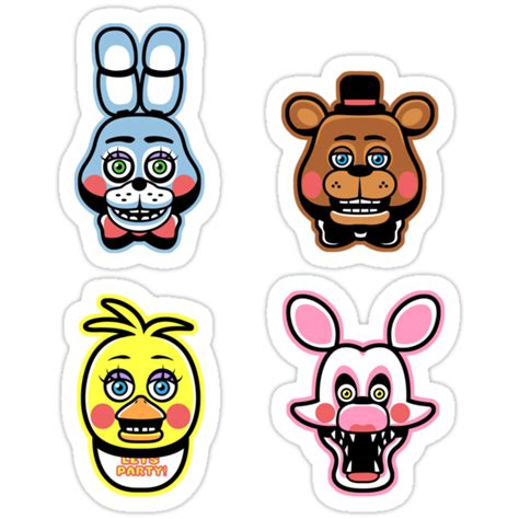 Fnaf Stickers 20 Stickers By Disfiguredstick Redbubble