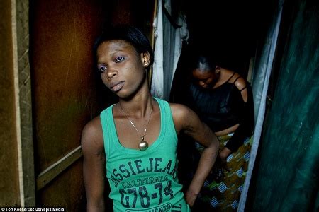 See Photos Of Nigerian Prostitutes Who Live Inside Poor Brothels Where