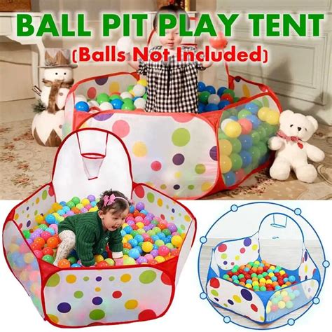 Ocean Ball Pit Foldable Baby Playpen Children Toy Ball Pool With Basket