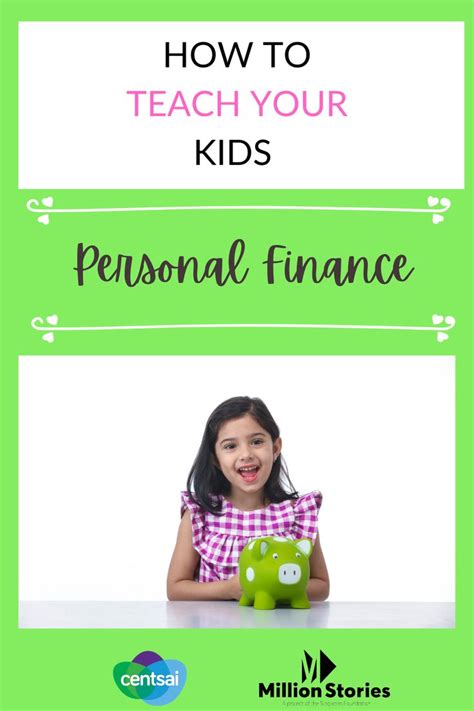 How To Teach Your Kids Personal Finance Financial Education Kids
