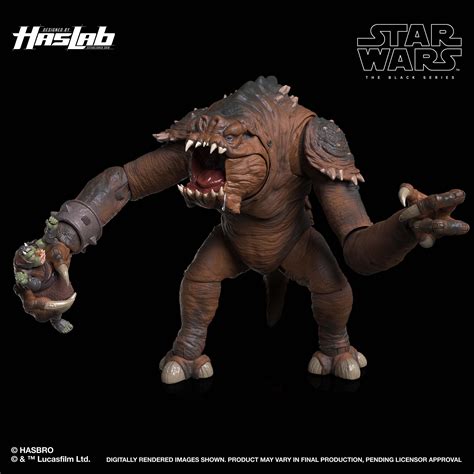 Hasbro: Haslab Star Wars Black Series Rancor Painted and Final Tiers