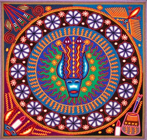 17 Best Images About Huichol Art On Pinterest Deer Yarns And Jaguar