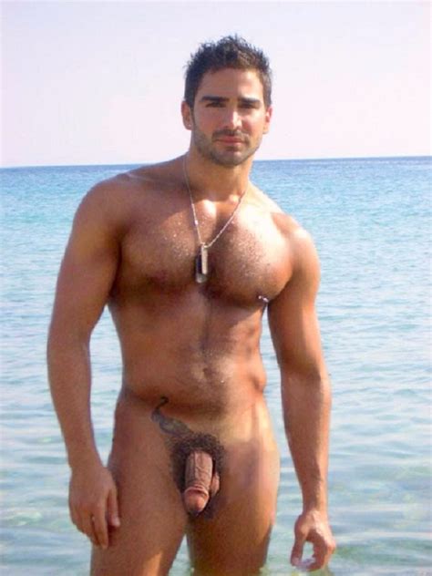 Bulge And Naked Sports Man Nude Beach