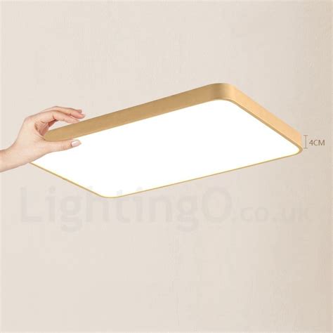 Ultra Thin Rectangle Dimmable Led Modern Contemporary Nordic Style