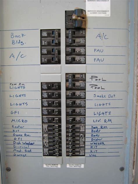 Can an electrical panel be installed in a bathroom? Electrical Panel Labeling : How to label a home ...