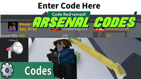 Arsenal is a really popular gun game fps for roblox! Arsenal New Code