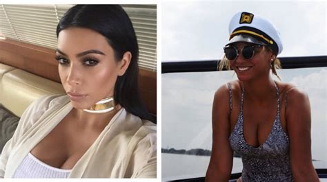 kim kardashian overtakes beyonce with instagram followers celebrity heat