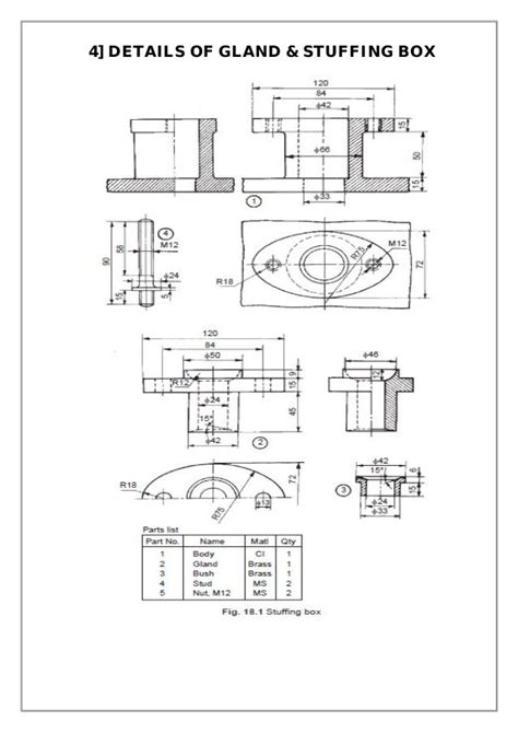 Assembly And Details Machine Drawing Pdf Isometric Drawing Exercises