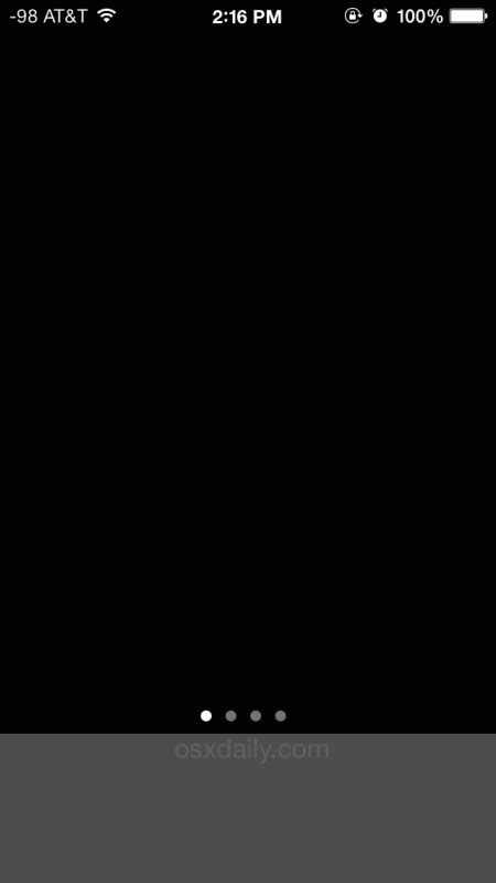 Black and white home screen wallpaper. Change the Number of Apps in the iOS Dock to Get Minimal