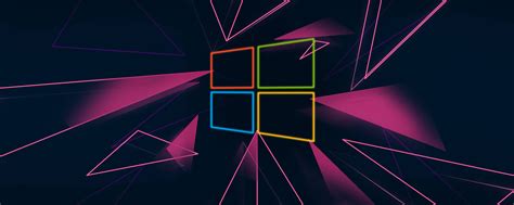 1024x768 Resolution Windows 10 Neon Logo 1024x768 Resolution Wallpaper