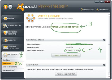Free antivirus 8 hasta el 2038. information sur votre licence avast pro ou avast internet ...