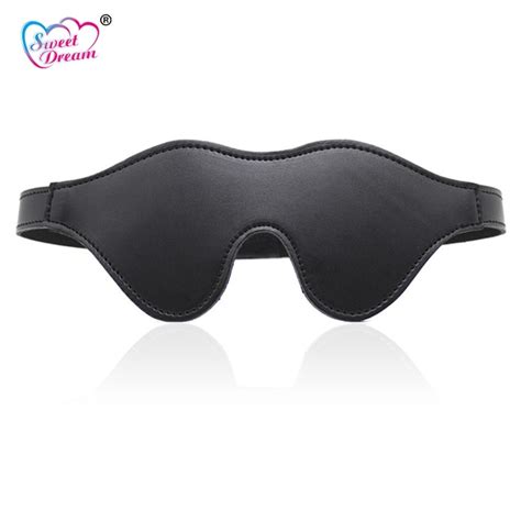 Sweet Dream Pu Leather Blindfold Sexy Eye Mask Role Play Party Mask