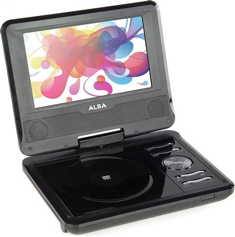 Alba 7 Inch Portable Dvd Player Black Uk Electronics