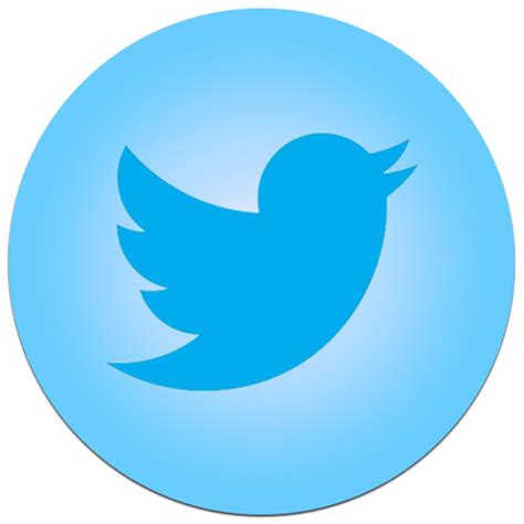Round Twitter Icon Png Round Twitter Icon Png Transparent Free For